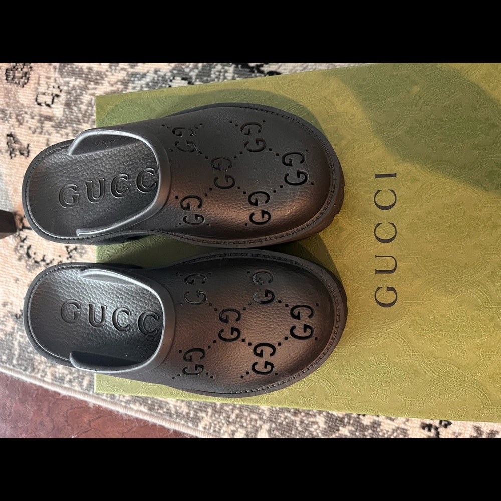 Gucci Black Mules